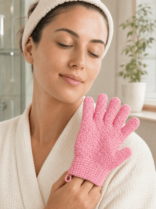 Model wearing the Lavabolife glove