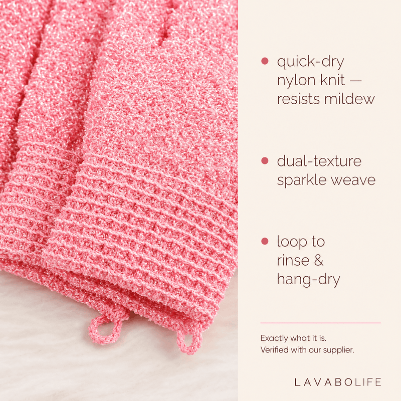 Close-up of the Lavabolife glove knit texture