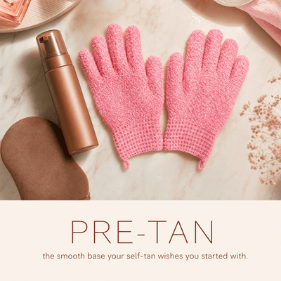 Lavabolife glove in use on one body zone